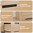 thumbnail image 5 of Commode Moderne à 5 Tiroirs en Bois - Conception à Poignée Intégrée, Solution de Rangement Compacte pour Salon et Chambre de Bébé, 5 of 5