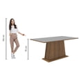 thumbnail image 3 of Mesa de Comedor Rectangular MADESA 5364 Tablero de Madera Marrón Gris, 3 of 6