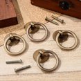 thumbnail image 2 of 4 Pcs Brass Drawer Pulls Dresser Pulls Drawer Knobs Drawer Handles Cabinet Handles Vintage Cabinet Pulls, 2 of 3