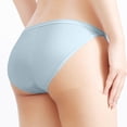 thumbnail image 5 of Lunuaoe Women's Low Rise String Bikini Panties, Thin Strap High Cut Briefs, Breathable Cotton Crotch Underwear, 5 of 9