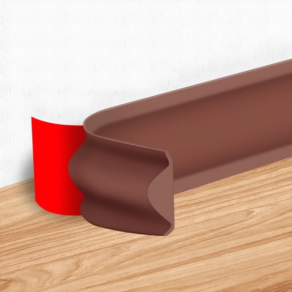 SELIVO 2026 New Flexible Molding Trim,White Self Adhesive Wall Trim Mini Peel and Stick Rubber Trim Molding for Floor,Bathroom,Walls,Kitchen,Countertop Home Decoration