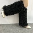 thumbnail image 3 of Yokua Y2K Faux Furs Leg Warmer,Warm Soft Cozy Fuzzy Leg Warmer Boot Cuffs Covers, 3 of 21