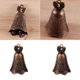 thumbnail image 2 of Ruifaya China Mini Messing Kupfer Skulptur beten Buddha Feng Shui Glocke B8J1 30mm EE. UU., 2 of 6