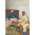 thumbnail image 2 of Giulio Rosati 11x14 Gold Ornate Wood Frame and Double Matted Museum Art Print Titled - The Backgammon Players, 2 of 4