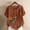 Brown summer plus size t-shirt a1, variant on MORESEC Summer Women's Plus Size T-Shirt Round Neck Short Sleeve Casual Button Down Top Vacation Graphic Tee Basic Fashion Clothes, White 2XL