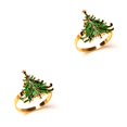 thumbnail image 4 of Inteprter Anillo de servilleta de acero inoxidable de Navidad, soportes de pañuelos de papel portátiles de Navidad, decoración de de comedor para Type3 NO3 Inteprter CBP163722, 4 of 6