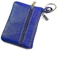 thumbnail image 2 of Estuche para llaves Estuche para llaves de cuero Bolso para llaves con 2 compartimentos Mini monedero para mujeres y hombres, 2 of 5