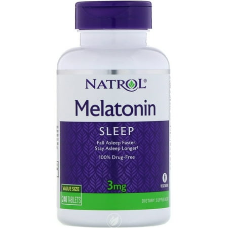 (3 Pack) Natrol Melatonin 3mg 240 Tablet