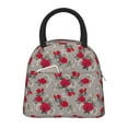 thumbnail image 2 of Haiem Rose Flowers Printed Lunch Bag Women, Lunch Box Lunch Bag for Women, Small Leakproof Cute Lunch Tote Large Capacity Reusable Insulated Cooler Lunch Container, 2 of 6