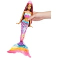 thumbnail image 2 of Barbie Rainbow Lights Mermaid Doll with Water Activated Light-Up Tail, 2 of 4