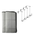 thumbnail image 4 of ASKITO Over The Door Shoe Organizer, 40 Grids Large Mesh Pockets with Hooks Hanging Shoe Rack Organizer for Closet Behind The Door, Multi-function Storage Holder for Entryway Bedroom Dorm, Gray, 4 of 8