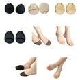 thumbnail image 3 of 1 Pair Half Toe Socks for Women Sheer Mesh Toe Socks No Show Liner Invisible Toeless Socks Forefoot Insoles Pads, 3 of 9
