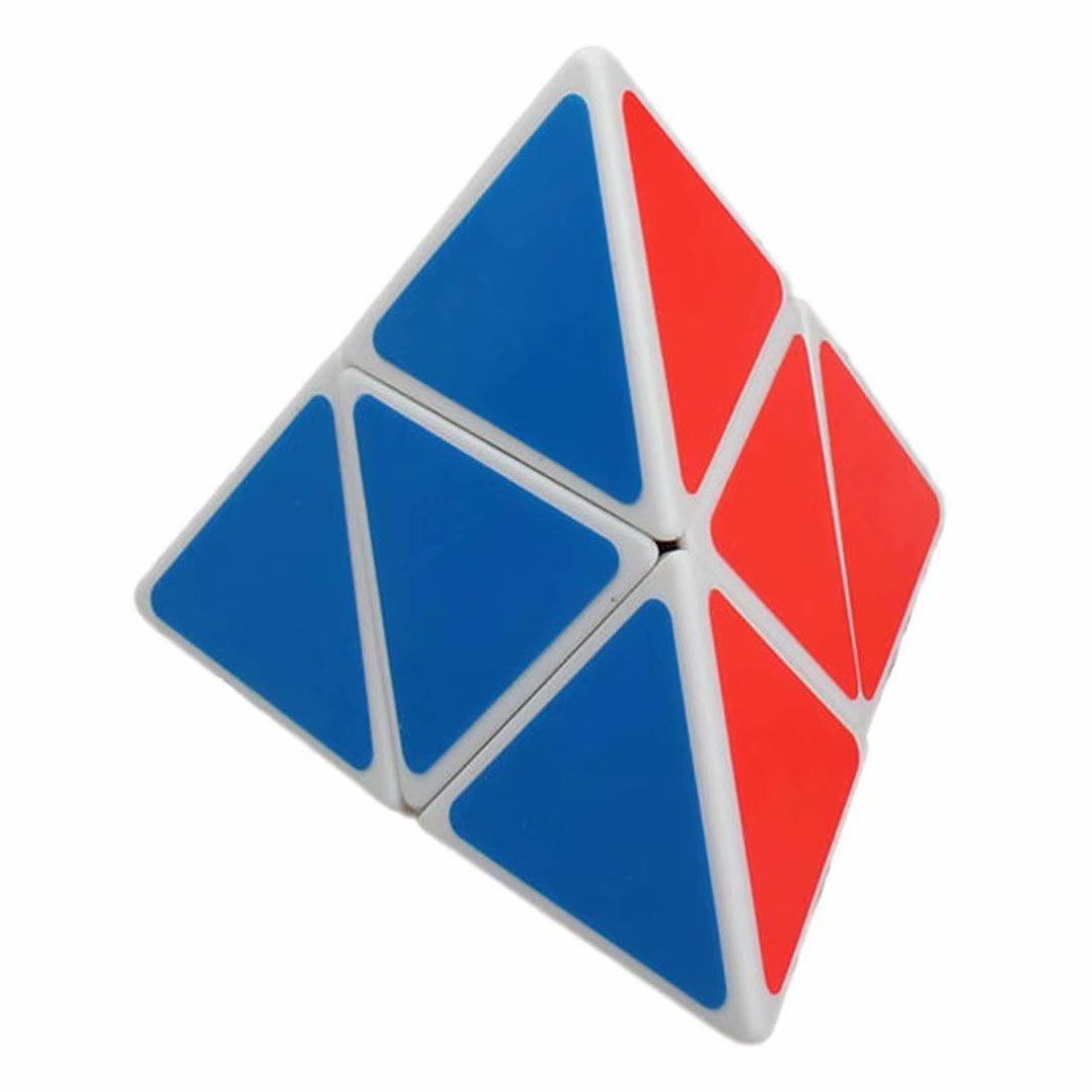 Rubix Cube Pyramid Magic Speed Puzzle Twist Toy Stress Brain Triangle Fun Game 