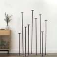 thumbnail image 5 of 9X Candle Holder Tall Floor Candlestick Stand Dinner Party Decor Black, 5 of 14