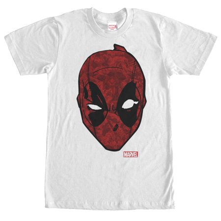 Men s Marvel Deadpool Graphic Tee White 2X Large