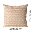 thumbnail image 3 of 45x45cm Pillow CoverFresh Plaid Polka Soft Decorative Cushion Case For BedroomSofa Living Room Dorm White Blue, 3 of 6