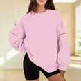 thumbnail image 2 of Godom Oversized Sweatshirts for Women Crewneck Y2k Hoodies Sweaters Casual Tops Comfy Fall Fashion Pullover Outfits Winter Clothes, 2 of 5