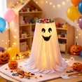 thumbnail image 4 of Halloween Decorations Outdoor, Remote Light Up Cute Ghost Candy Stand with LED Lights, Indoor Outdoor Decor for Porch Yard Doorway, 4 of 6