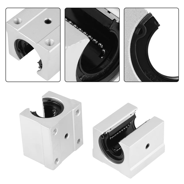 Bloque Lineal, Bloque Deslizante De Alta Velocidad, Práctico, Estable Y De Alta Precisión, Proyectos Duraderos De Eje / Varilla De 20x39x11 Mm 20 Mm Para Máquina De Grabado De ANGGREK HFGS04