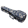 thumbnail image 6 of TOPCHANCES 23'' Ukulele Bag, Ukulele Case 11mm Thicken Padded Bag with Double Zippers & Adjustable Straps for Concert, Soprano, Tenor (23 Inch, Blue & Flower), 6 of 12