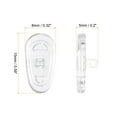 thumbnail image 2 of Uxcell 15 Pairs Eyeglass Nose Pad 5mm Screw-in Glass Nose Grip White, 2 of 7