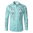 thumbnail image 4 of FINALGANG Boys Shirts Boy's Western Cowboy Shirt Stylish Printed Long Sleeve Regular Fit Shirt Kids Casual Button Down Tops For Festival Party Wear 10-11 Years, 4 of 4