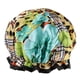 thumbnail image 3 of 4 Gorros de Ducha Impermeables Reutilizables para Mujer, Gorro de Baño, Cubierta Elástica para El Pelo 4 piezas, 3 of 8