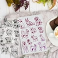 thumbnail image 6 of Dog Clear Stamps Puppy Illustrated Clear Stamps Animal Rubber Stamps Transparent Silicone Stamps Pet Seal Stamps for Card Making Decoration DIY Scrapbooking Photo Album Diary Crafts, 6 of 9