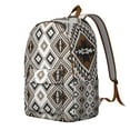 thumbnail image 2 of Vintage Style Bohemian Backpack Unisex, Spacious Boho Bookbag with Front Pocket, Durable Daypack for College High School, Work Travel Vacation, Excellent Gift Idea, 2 of 5