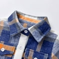 thumbnail image 4 of Shldybc Toddler Flannel Shirt Jacket Plaid Long Sleeve Lapel Button Down Shacket Kids Boys Girls Shirts Coats Fall Tops, Baby Clothes, Summer Savings Clearance, 4 of 8