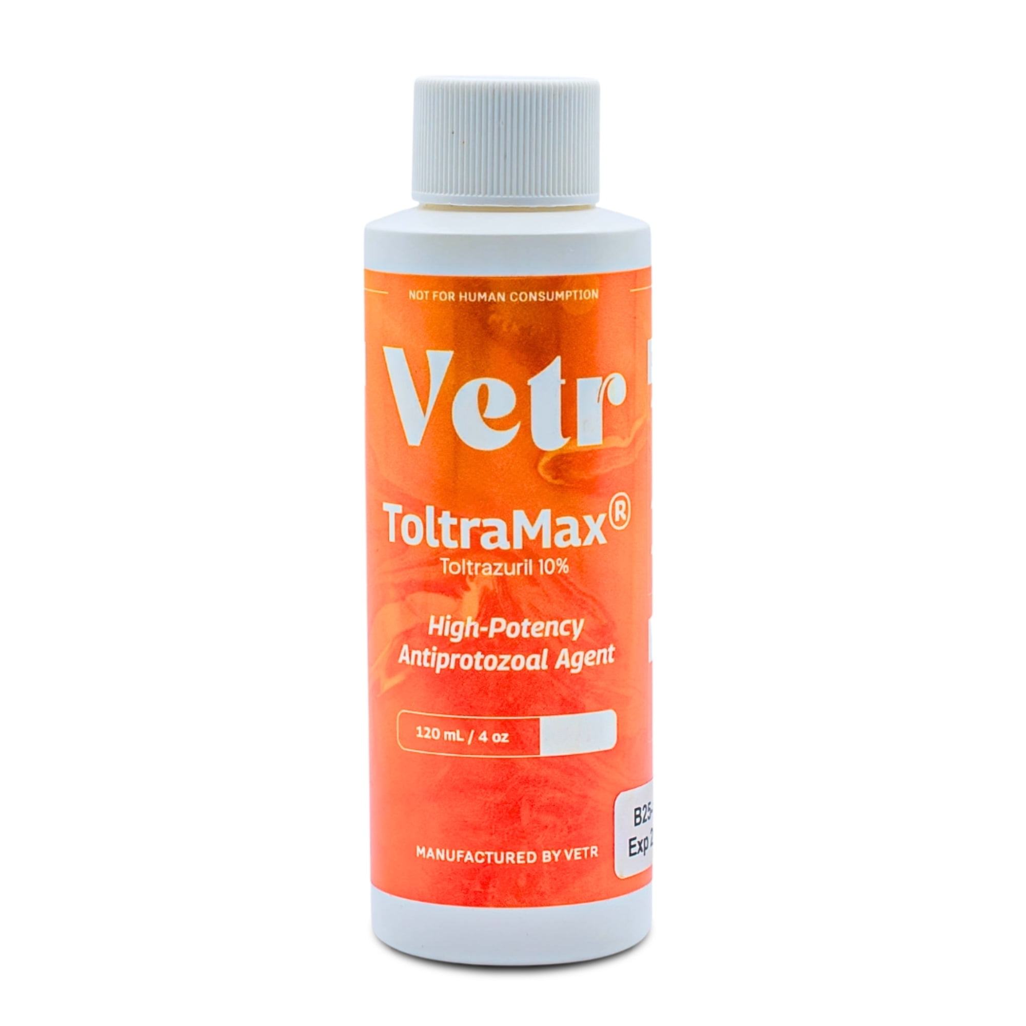 ToltraMax 10.0% Oral Solution for Horses, Dogs & Cats, Easy Administration, Chicken, 120 ml/4 oz