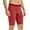 Red, variant on ZQUUVOU Mens Shorts Quick Dry Basketball Spandex Shorts Light Athletic Underwear Shorts For Running Soccer Black