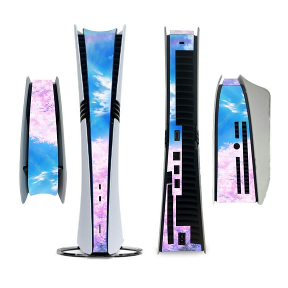 Skin Sticker Decal Cover For PS5 Pro Console, Carbon Fiber Skin Cover Sticker Host Center Decals Game Console Accessories