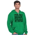 thumbnail image 5 of Mechanic Cant Fix Stupid Rude Honest Zip Hoodie Sweatshirt Men Brisco Brands L, 5 of 6