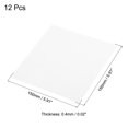 thumbnail image 2 of Unique Bargains Microfiber Cleaning Cloth 6' x 6' Soft Suede for Camera Lens, White 12 Pack, 2 of 6