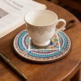 thumbnail image 1 of Vintage insulation pad heat-resistants sand pot antis scalding pad enamel pot pad ceramic dining table plates pad, 1 of 6