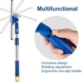 thumbnail image 4 of ITTAHO 14" Shower Squeegee with 2 Blades & Extendable Stainless Steel Pole Glass Wiper for Bathroom, Mirrors, Windows, 4 of 9
