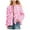 a-Red31, variant on Womens Gingham Check Long Sleeve Blouse Tie Front Keyhole Neck Peplum Hem Puff Sleeve Casual Top For Spring Summer Daily Wear Black M