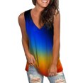 thumbnail image 1 of Cathalem T-Shirts Basiques pour Femmes T-Shirts de Mode pour Femmes Design Color Block Tee Basique Ample, Jaune TTG, 1 of 5
