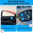 thumbnail image 6 of MODANU 2Pcs Heart Shaped Blind Spot Mirror Upgrade HD Heart Car Accessories Wide Angle Rearview Mirror Accessories Fit for Car SUV Truck, 6 of 7