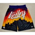 thumbnail image 1 of Mens Womens Athletic Basketball Shorts SUNS NEWYORK Mesh Casual Workout Running Shorts, 1 of 2