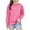 Pink, variant on Girls Fall Sweatshirt Girls Middle And Large Children's Casual Solid Color Sweatshirt Long Sleeve Sports Sweatshirt For 6-15 Years Zip Up Sweatshirt Boys Winter Coat Athletic Tops Cute Tops for Teens