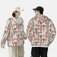 thumbnail image 4 of Gaeub Colorful Donuts Men's and Women's UPF 50+ Long-Sleeved Sun Protection Clothing, Fishing Shirt Long Sleeve Zip-Medium, 4 of 7