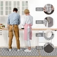 thumbnail image 4 of Anti Fatigue Kitchen Mat Set of 2 Pieces,Grey Kitchen Rugs and Mats,Waterproof Non Slip Memory Foam Cushioned Comfort Kitchen Floor Mat,Padded Kitchen Mats for Standing(17‘‘x30‘‘+17‘‘x47‘‘), 4 of 6