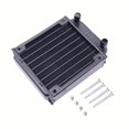 thumbnail image 1 of Radiador de ordenador de 80mm, ordenador de sobremesa, disipador de calor de refrigeración por agua de aluminio, accesorio de enfriador de agua Inevent EL4967-00B, 1 of 7