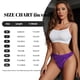 thumbnail image 5 of Fotbe Purple Glitter Tanga Sin Costuras para Mujer con Estampado – Panties Invisibles, Transpirables y Cómodos para Uso Diario-X-Small, 5 of 6