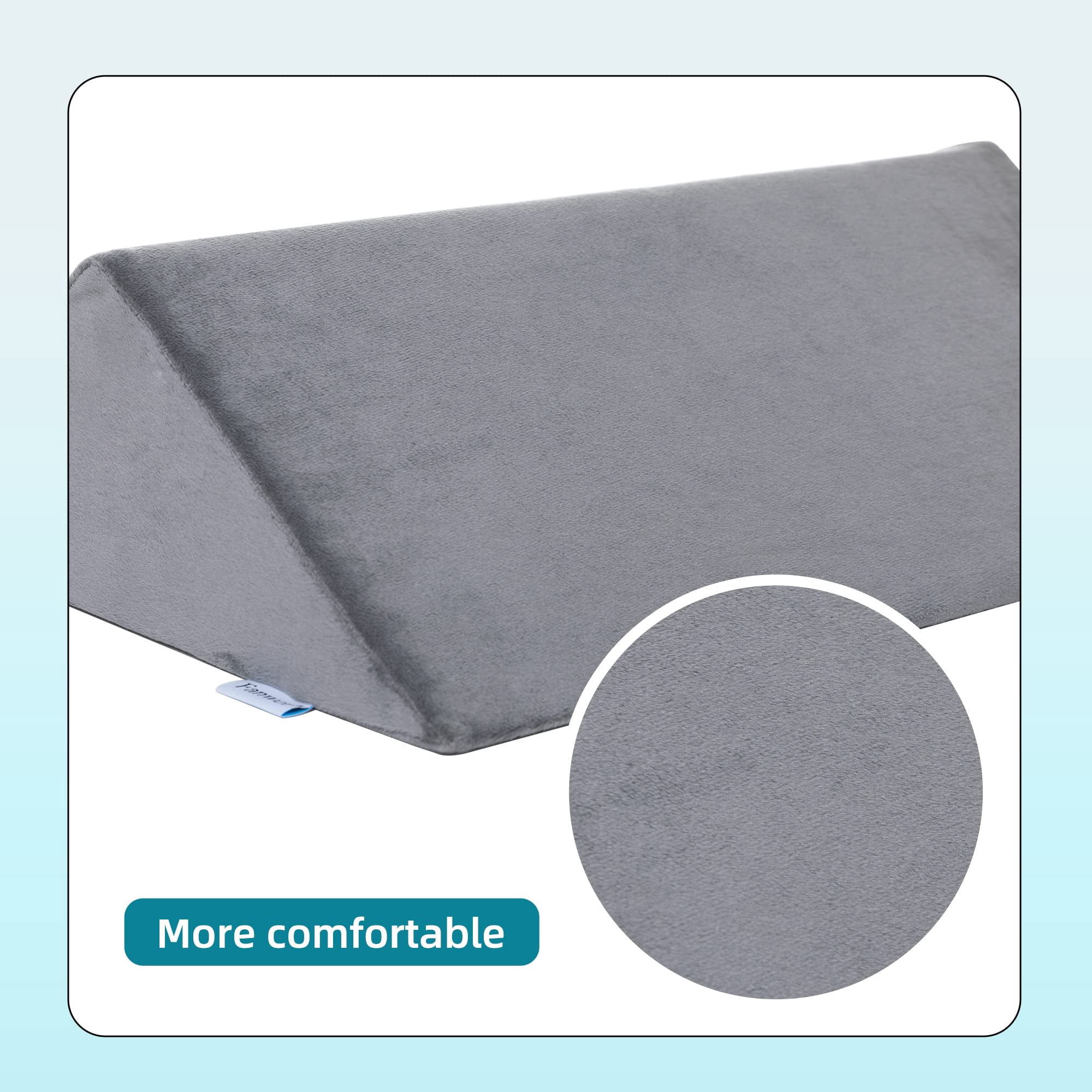 Bed Wedges & Body Positioners For (3 In 1) 40 Degree Triangle Positioning Pillow After  Wedge