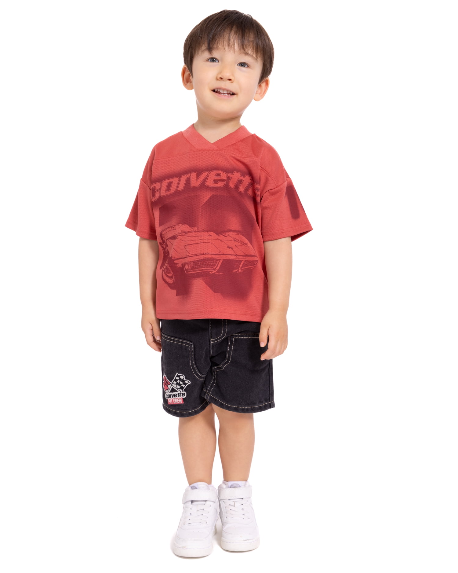 Chevy Toddler Boys Graphic Denim Shorts, Sizes 12M-5T
