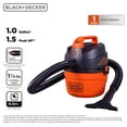 thumbnail image 2 of Aspiradora de taller BLACK+DECKER BDXV18101P-1H 1,5 HP 4 L para uso húmedo y seco, 2 of 8