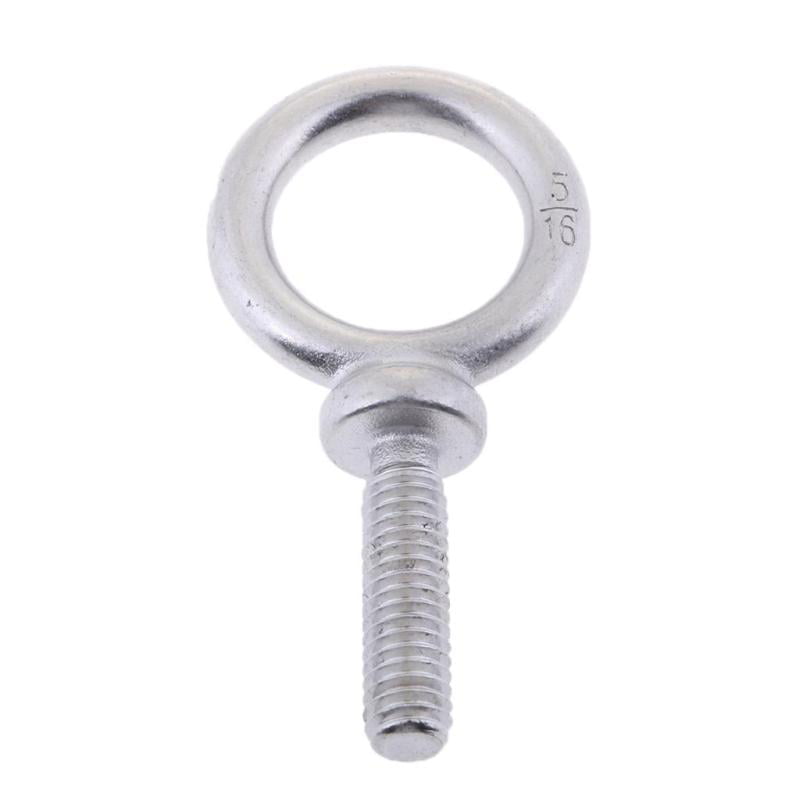 304 Grade Stainless Steel Lifting Ring Eye Bolt Nuts Screws Bolts M6 